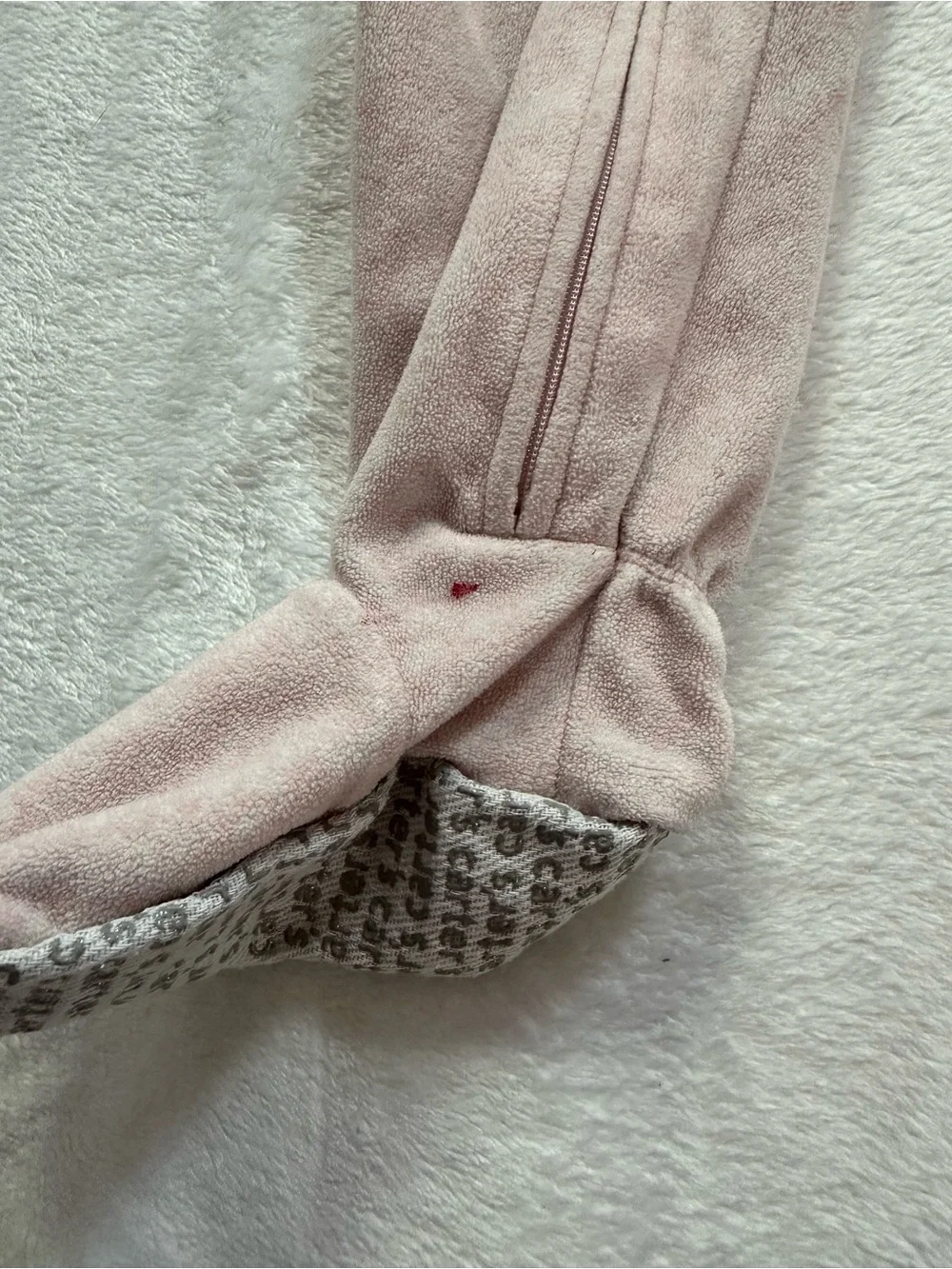 Carter’s Bear Fleece Footed Pajamas Pink Toddler Girls Size 4T